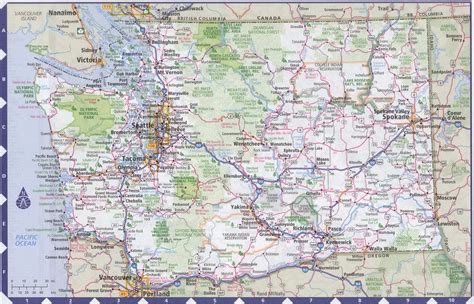 Cities In Washington & Interactive Map .